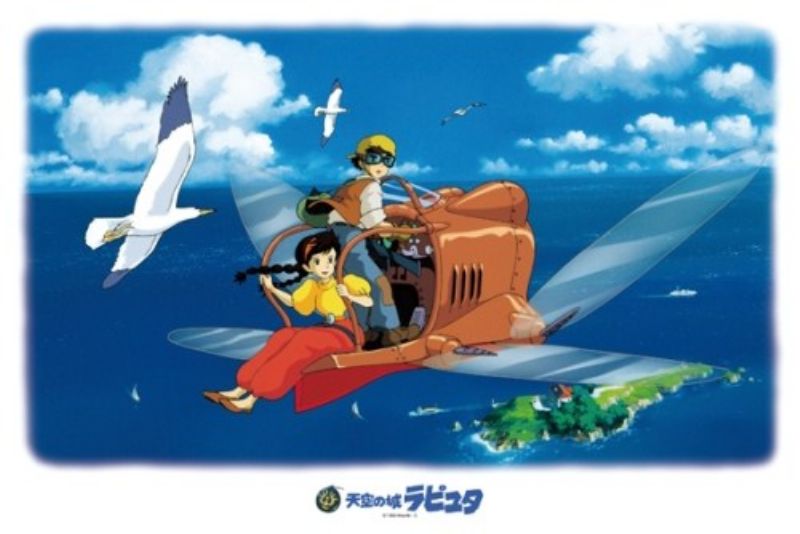 1000Pcs Wooden Puzzle Laputa Castle In The Sky Hayao Miyazaki Anime Jigsaw Toy 