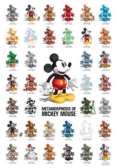 TENYO - DISNEY Animation History - 1000 Piece Jigsaw Puzzle D-1000-461